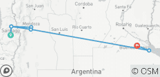  L\'essentiel de l\'Amérique du Sud avec le Chili, la région viticole de Mendoza et Buenos Aires (de Santiago à Buenos Aires) - 6 destinations 