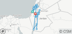  13 Daagse Christelijk Israël &amp; Jordanië Rondreis Arrangement - 22 bestemmingen 