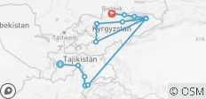  Tajikistan - Kyrgyzstan Pamir Highway - Guided Private Tour - 13 destinations 