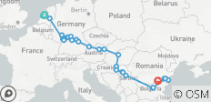  From Amsterdam to the Iron Gates, experience it all on a European river cruise (port-to-port cruise) - 45 destinations 