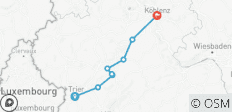  Moezel fietstocht | Trier naar Koblenz | 7 dagen - 8 bestemmingen 