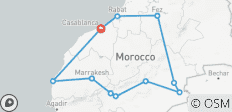  Maroc - Villes impériales et route des Kasbahs - 11 destinations 