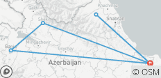  Azerbeidzjan - de uitgebreide rondleiding - Privérondleiding met gids - 6 bestemmingen 