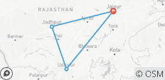  Triangle d\'or du Rajasthan ! - 4 destinations 