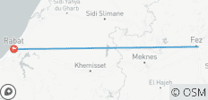  Transfert de Fès à Rabat (privé) - 2 destinations 