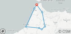  4 Dagen Culturele Privéreis vanuit Tanger, Atlantische Kust en Keizerlijke Steden van Marokko - 8 bestemmingen 