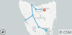  Icônes de la nature sauvage de Tassie - 8 destinations 