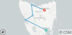  Icônes de la nature sauvage de Tassie (Base, 2026/2027, Best Buys, 6 jours) - 5 destinations 