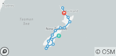  Spirit of New Zealand (Base, 2024/2025, 21 Days) - 16 destinations 