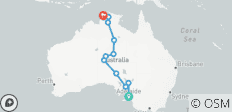  Outback Adventure (Without Rail, 15 Days) - 13 destinations 