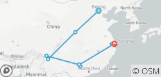  China reis van noord naar zuid - Privé rondreis met gids - 10 bestemmingen 