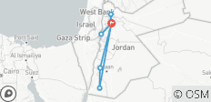  Expérience de la Jordanie (avec extension de la mer Morte, 7 jours) - 8 destinations 