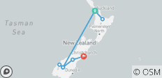  Contrasts Of New Zealand (With Internal Air, 2025/2026, 10 Days) - 8 destinations 