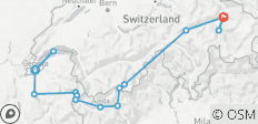  Grote rondreis door de Alpen | Zwitserland, Frankrijk, Italië | boek als privéreis - 15 bestemmingen 