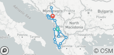  Journey through Albania and Montenegro - Self-drive tour - 23 destinations 