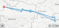  Austria, Germany, Hungary, Slovakia guided-Ebiketour | Danube -River | 8 days - 10 destinations 