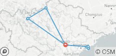  Circuit d\'aventure au nord du Vietnam en 6 jours - 11 destinations 