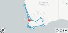  Circuit de l\'arrière-pays du sud-ouest : 15 jours d\'aventure sur la côte et dans la nature sauvage en Australie - 35 destinations 