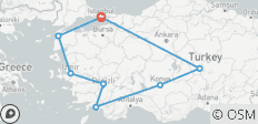  Schatten van Turkije Istanbul, het oude Efeze &amp; Cappadocië (2025) - 8 bestemmingen 