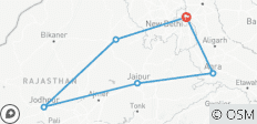  10 jours de magie : à la découverte du Triangle d\'or et des charmes royaux du Rajasthan - 6 destinations 