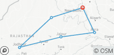  10 jours de magie : à la découverte du Triangle d\'or et des charmes royaux du Rajasthan - 6 destinations 