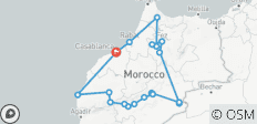  Lo mejor de Marruecos: De Casablanca a Essaouira - Circuito Privado de 15 Días - 19 destinos 