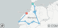 Voyage privé de 10 jours au Maroc : De Tanger au désert du Sahara en passant par Casablanca - 15 destinations 