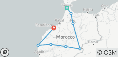  12 Dagen Authentieke Marokko Rondreis Van Tanger Naar Keizerlijke Steden &amp; Woestijn - 8 bestemmingen 