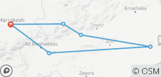  6 Days Sahara &amp; Atlas Mountains Tour From Marrakech Back To Marrakech - 6 destinations 