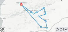  4-tägiges Erg Chigaga Wüstenabenteuer in der Sahara über das Dades-Tal - Private Tour ab Marrakech - 13 Destinationen 