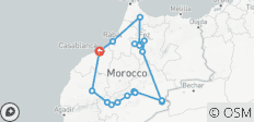  Viaje privado de lujo de 11 días a Marruecos: De Casablanca a Marrakech pasando por Chefchaouen y el Desierto del Sáhara - 17 destinos 