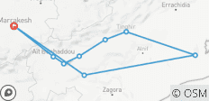  Circuit privé de luxe de 8 jours dans le sud du Maroc : Marrakech, Sahara et au-delà - 10 destinations 