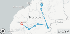  3-Daagse Tour van Fes naar Marrakech - 11 bestemmingen 