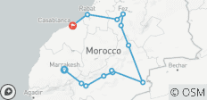  8 Day Private Guided Morocco Tour From Marrakech To Casablanca Via The Sahara Desert - 13 destinations 