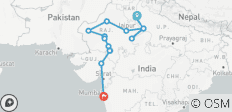  Round trip - Exotic India - 15 destinations 