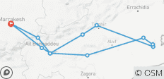  5-daagse woestijntour van Marrakech naar Merzouga - 12 bestemmingen 