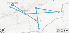  9 jours d\'odyssée privée du Sahara au départ de Marrakech - 8 destinations 