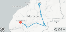  4 Day Desert Tour from Fes to Marrakech - 10 destinations 