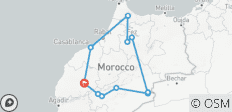  Circuit privé de 9 jours au Maroc depuis Marrakech via le Sahara, Fès et Chefchaouen - 11 destinations 