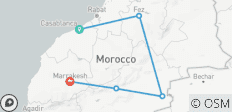  7 Days Morocco Highlights Tour From Casablanca To Marrakech Via Desert - 5 destinations 