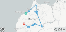  Imperial Cities And the Moroccan Desert: 9-Day Private Tour from Casablanca - 15 destinations 