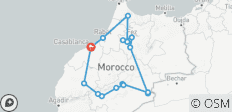  9 jours de visite guidée privée du Maroc : De Casablanca à Marrakech en passant par le désert du Sahara - 16 destinations 
