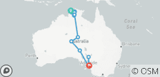  L\'Australie centrale et le Ghan (from Darwin to Vallée de la Barossa) - 13 destinations 