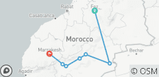  3-Days Desert Tour from Fez to Marrakech - 7 destinations 