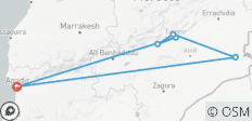  3-daagse woestijntour van Agadir naar Merzouga - 6 bestemmingen 