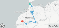  Circuit de 8 jours au Maroc de Tanger à Marrakech en passant par le Sahara - 14 destinations 