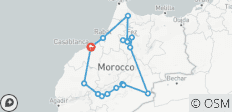  Viaje de 15 días a la Majestad de Marruecos desde Casablanca a las Ciudades Imperiales y el Desierto - 16 destinos 