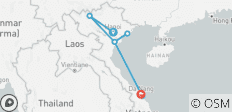  Profondeur du nord et du centre du Viêt Nam - 7 destinations 