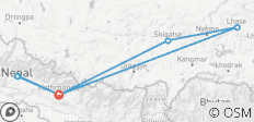  Découvrez le Népal et le Tibet 14 jours - 7 destinations 