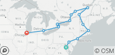  Eastern Round ends Chicago - 15 destinations 